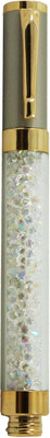 

Auteur Silver Gold with Crystals Demonstrator Roller Ball Pen