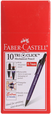 

Faber-Castell Tri-Click Pastel 0.7MM Mechanical Pencil(Pack of 10)