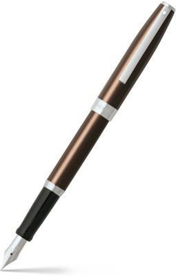 

Sheaffer Sagaris Metallic Brown Chrome Trim Fountain Pen