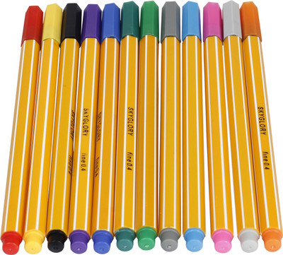 

Kabeer Art Smooth Fineliner Pen(Pack of 12)