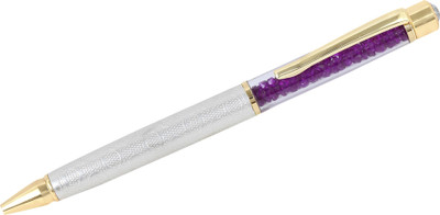 

Jewel Fuel German Silver Swarovski Crystal Filled Ball Pen
