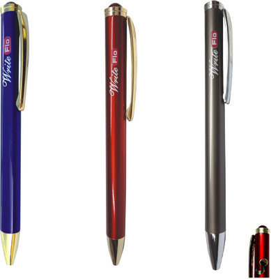 

WRITEFLO Side Click Ball Pen(Pack of 3)