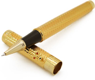 JINHAO Golden Dragon Carved Roller Ball Pen(Ink Color - Blue)