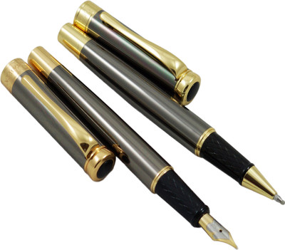 

Auteur Executive Gun Metal Dikawen 895 Stationery Set(Pack of 2)