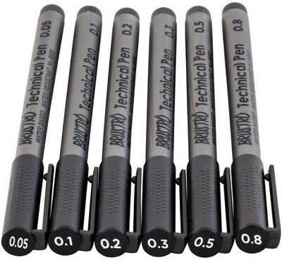 

Brustro Art Fineliner Pen(Pack of 6)