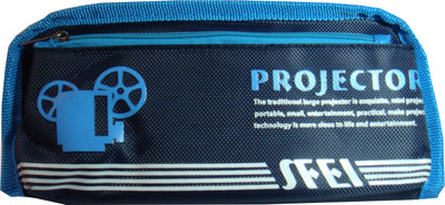 

Xiao zhi xiong Sfei Projector Art Cloth Pencil Box(Set of 1, Blue)