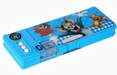 Warner Bros. Tom and Jerry Character Face Art Plastic Pencil Box(Set of 1, Blue) available at flipkart for Rs.399