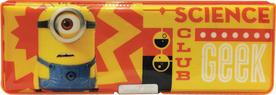 

Minion Minnions Character Art Plastic Pencil Box(Set of 1, Multicolor)