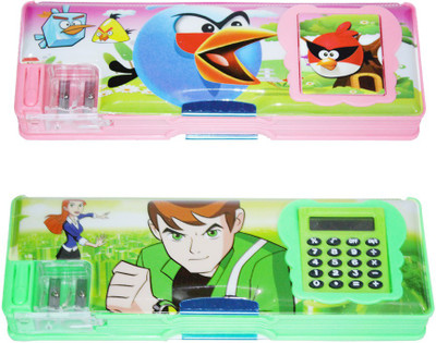 

Dream Bag Ben 10 Colourfull Art Plastic Pencil Boxes(Set of 2, Multi colours)