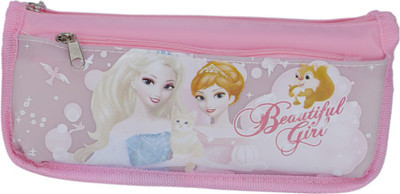 

Saamarth Impex Disney Girl Design Print Art Fabric Pencil Box(Set of 1, Multicolor)