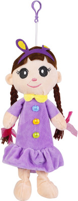 

FabSeasons Fashion Doll Art Faux Fur Pencil Box(Set of 1, Purple)
