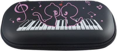 

Saamarth Impex Music Piano Art Fabric Pencil Box(Set of 1, Black)