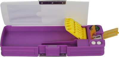 

Disney Princess Graphics Art Plastic Pencil Box(Set of 1, Purple)