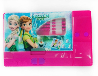 

Cloud9JP Jumbo NA Art Plastic Pencil Box(Set of 1, Pink)