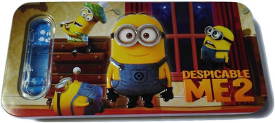 

Royle Katoch EMBOSS 3D Minion, Despicable Me Featured Multi Purpose Pencil Box,Case, Gift Set For Kids Art METAL Pencil Box(Set of 1, Yellow)