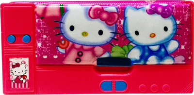 

Priyankish Smart Kidz Hello Kitty Art Plastic Pencil Box(Set of 1, Pink)