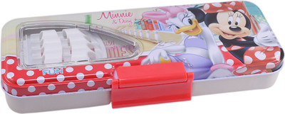 

Saamarth Impex Disney Cartoon Art Plastic Pencil Box(Set of 1, Multicolor)