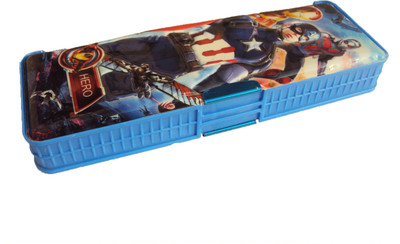 

Asera Avenger Cartoon Art Plastic Pencil Box(Set of 1, Multicolor)