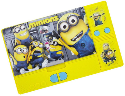 

Kidofash Minions Theme Jumbo Pencil Box Minions Art Plastic Pencil Box(Set of 1, Multicolor)