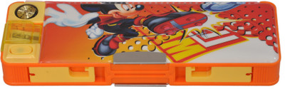 

Disney Mickey Mouse Plastic Pencil Box(Orange)