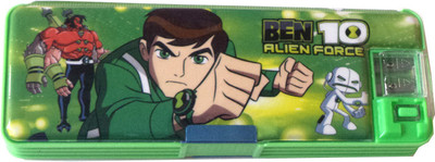 

Karta Ben10 With Led Light Art Plastic Pencil Box(Set of 1, Green)