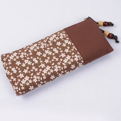 

HM International Floral Print Plastic Pencil Box(Set of 1, Brown)