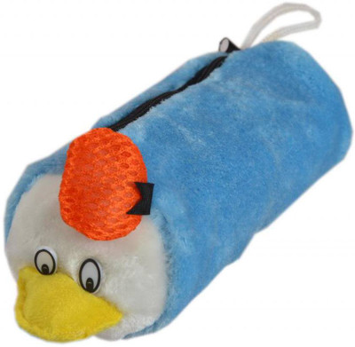 

Tickles Pencil Pouch Multipurpose Bag Art Pile Cloth Pencil Box(Set of 1, Blue)