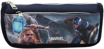 

Stuff Jam Marvel Action Hero Art Cloth Pencil Boxes(Set of 1, Multicolor)