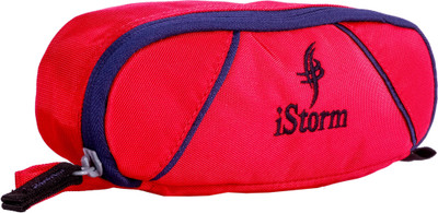 

Istorm Pouch NA Art Cloth Pencil Box(Set of 1, Red:Navy Blue)
