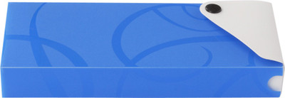 

DataKing DKPC-601 Spiral Design Art Polypropylene Pencil Boxes(Set of 3, Blue)