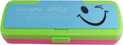 

Saamarth Impex Message Slogan Art Plastic Pencil Box(Set of 1, Multicolor)