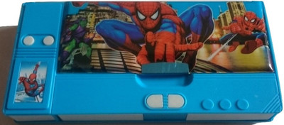 

Gift Chachu Small Jumbo NA Art Plastic Pencil Box(Set of 1, Blue)