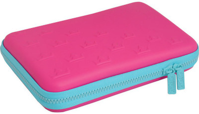 

University of Oxford Crown plain Art Canvas Pencil Box(Set of 1, Pink)