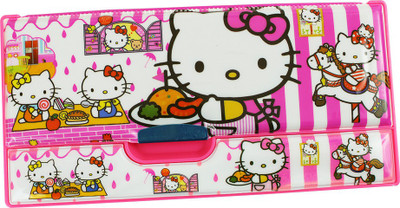 

Dream Bag Hello Kitty Colourful Art Plastic Pencil Box(Set of 1, Multicolor)