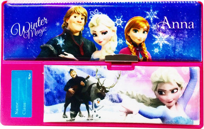 

Priyankish Smart Kidz Frozen Art Plastic Pencil Box(Set of 1, Multicolor)