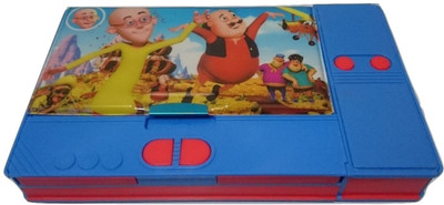 

Gift Chachu Jumbo Motu Patlu Art Plastic Pencil Box(Set of 1, Blue colour)