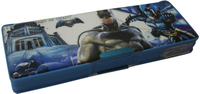 

Siltason Shakti BAT MAN CARTOON Art PLASTIC Pencil Box(Set of 1, Blue)