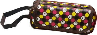 

Ryka SMILEY Little Smiley Art Rexine Cloth Pencil Box(Set of 1, Brown)