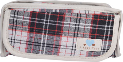 

Saamarth Impex Love Checks Art Fabric Pencil Box(Set of 1, Multicolor)
