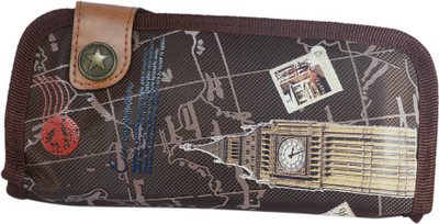 

Saamarth Impex Heritage London Big Ben Art Fabric Pencil Box(Set of 1, Brown)