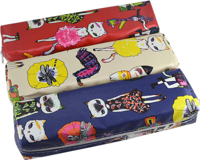 

Saamarth Impex Printed Art Art Fabric Pencil Box(Set of 1, Multicolor)