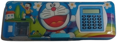 

Gift Chachu Calculator Doraemon Art Plastic Pencil Box(Set of 1, Blue)