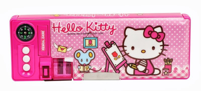 

Sanrio Hello Kitty Plastic Pencil Box(Set of 1, Pink)