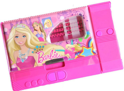 

Cloud9JP Barbie Cartoon Art Plastic Pencil Box(Set of 1, Pink)
