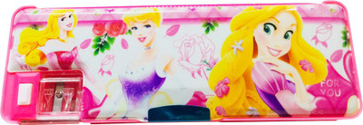 

Priyankish Smart Kidz Princess Art Plastic Pencil Box(Set of 1, Pink)