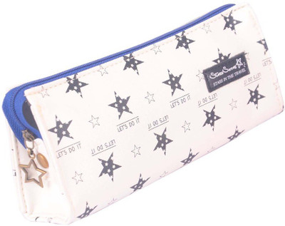 

Enwraps Stars Shine Bird Art Cloth Pencil Box(Set of 1, Beige)