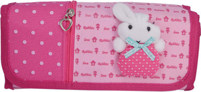 

Saamarth Impex Cartoon Rabbit Art Fabric Pencil Box(Set of 1, Pink)