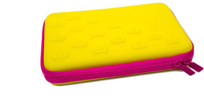 

University of Oxford VR6922 Crown Art Canvas Pencil Box(Set of 1, Yellow)