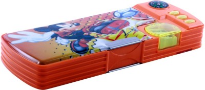 

HM International Mickey Cartoon Art Plastic Pencil Box(Set of 1, Multicolor)