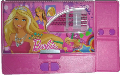 52 OFF on Shopaholic Barbie Cartoon Art Plastic Pencil Box Set of
